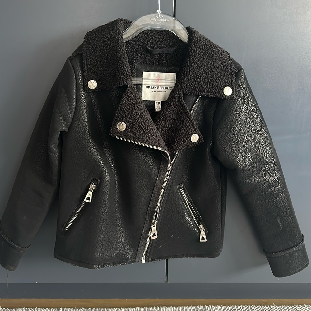 Urban republic Moto Jacket girls size 5/6